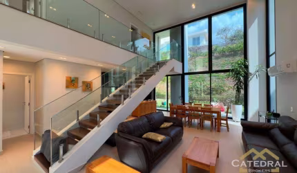 Casa em condomínio com 3 Suítes, Espaço Gourmet e 6 Vagas à Venda – 293m² – Residencial Veduta, Jundiaí/SP