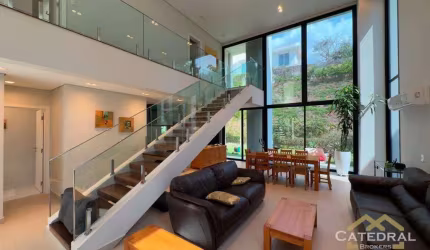 Casa em condomínio com 3 Suítes, Espaço Gourmet e 6 Vagas à Venda – 293m² – Residencial Veduta, Jundiaí/SP