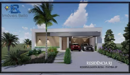 Casa com 3 dormitórios à venda, 238 m² por R$ 2.180.000,00 - Condomínio Reserva Santa Rosa - Itatiba/SP