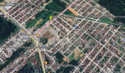 De 500 mil por 360 mil a vista - Oportunidade Única! Dois Lotes Lado a Lado no Bairro Itinga, Araquari/SC - Apenas a 400m da BR 280