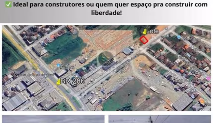 De 500 mil por 360 mil a vista - Oportunidade Única! Dois Lotes Lado a Lado no Bairro Itinga, Araquari/SC - Apenas a 400m da BR 280