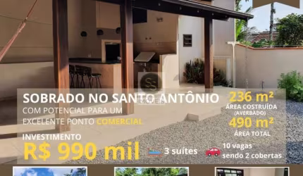 Casa à Venda no bairro Santo Antônio, localizado na cidade de Joinville/SC
