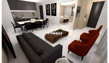 Casa mobiliada e decorada, com projeto em andamento