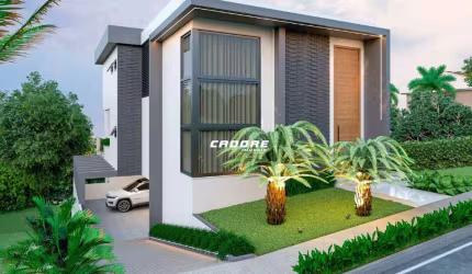 Casa de Alto Padrão 3 Dormitórios Sendo 3 Suítes e Uma Bela Piscina! | Cadore Imóveis