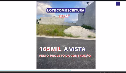 Vende lote 125m2 com escritura, financia pela Caixa, estuda proposta, dentro do loteamento planejado Novo Badra em Suzano