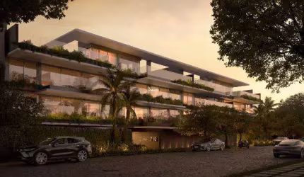Casas suspensas em Torres na Praia Grande