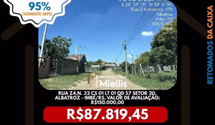 Imóvel Retomado CAIXA no bairro ALBATROZ em IMBÉ - OPORTUNIDADE ÚNICA!