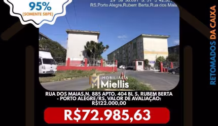 Imóvel Retomado CAIXA no bairro RUBEM BERTA em PORTO ALEGRE - OPORTUNIDADE ÚNICA!