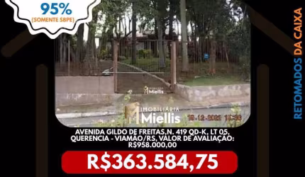 Imóvel Retomado CAIXA no bairro QUERÊNCIA em VIAMÃO - OPORTUNIDADE ÚNICA!