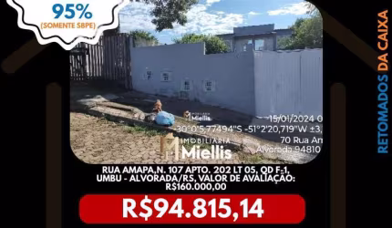 Imóvel Retomado CAIXA no bairro UMBU em ALVORADA - OPORTUNIDADE ÚNICA!