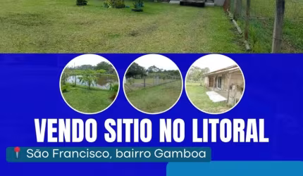 VENDO SITIO NO LITORAL