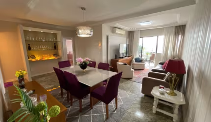 Apartamento 3 dormitórios, 1 suíte, 2 vagas. Edifício Ponta Negra Aquarius. Sjc.