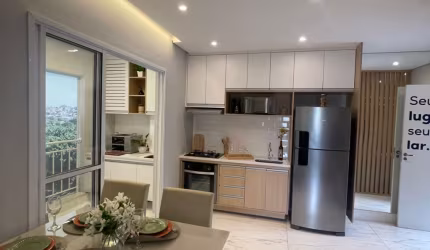 Apartamento 2 Dormitórios (1 Suíte ), varanda gourmet, Lazer Completo, Mirati, Sjc.