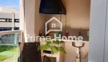 Apartamento com 1 quarto à venda na Avenida Nelson Rubini, 740, Balneario Tropical, Paulínia, 60 m2 por R$ 280.900
