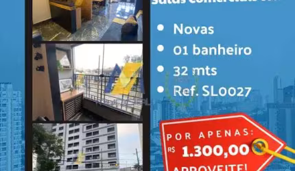Sala comercial com 19 salas para alugar no Parque Jaçatuba, Santo André , 23 m2 por R$ 1.300