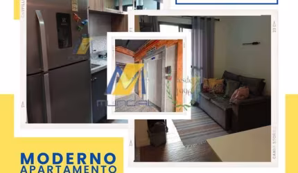Apartamento à Venda com 53m², Elevador, Planejados. Vila Euclides - SBC