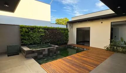 *Casa Térrea de Alto Padrão no Cidade Monções – Sofisticação e Tecnologia*