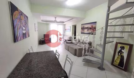 COBERTURA TRIPLEX A VENDA COMPOSTA DE 3 QUARTOS NO BRAGA EM CABO FRIO