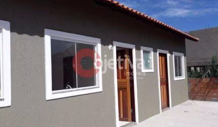 Casa com 1 dormitório à venda, 25 a 40 m² - Bosque do Peró - Cabo Frio/RJ