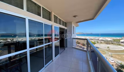 Apartamento linear 3 quartos, mobiliado, Praia do forte, Cabo Frio Rj