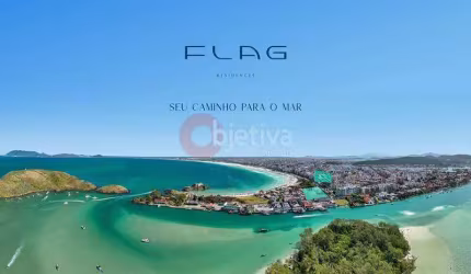 Lançamento Flag Residence - Frente Mar 1 quarto - Praia do Forte Cabo Frio