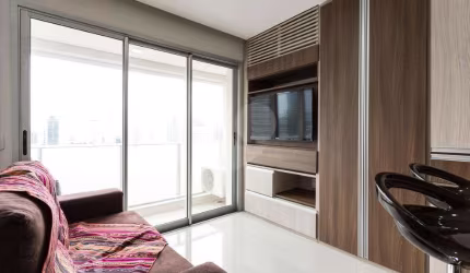 Apartamento com 1 quarto à venda na Rua Henri Dunant, 1066, Santo Amaro, São Paulo, 33 m2 por R$ 690.000