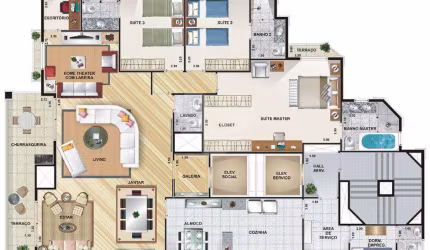 Apartamento com 4 quartos à venda na Rua Ana Benvinda de Andrade, 118, Santana, São Paulo, 170 m2 por R$ 1.315.000