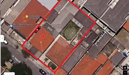 Terreno à venda na Rua Nápoli, 367, Vila Metalúrgica, Santo André, 391 m2 por R$ 1.350.000
