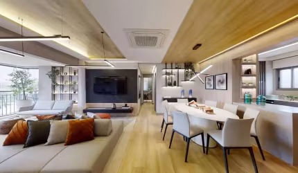 Apartamento 112m² - 04 ou 03 dormitórios, 02 vagas de garagem - Unique Green Parque Toronto