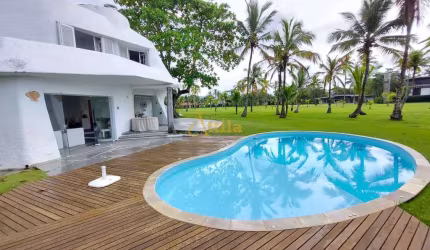 Casa 5 dorms., lazer, 50mts da praia do Pernambuco.
