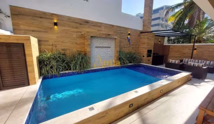 Casa 5 suítes, 100mts praia, 4 vagas, lazer, Enseada
