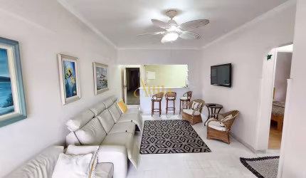 Apto 3 dorms., 300mts praia, sacada, 1 vaga, Enseada