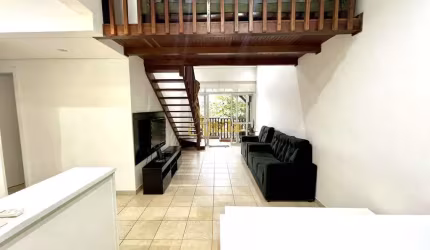 Apto duplex 3 dorms., cond. frente praia, lazer, 2 vagas