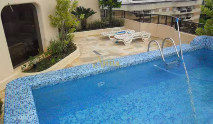 Cobertura vista para o mar, 3 suítes, lazer, 3 vagas, Enseada