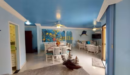 Penthouse 200mts praia Enseada, 5 dorms., 2 vagas