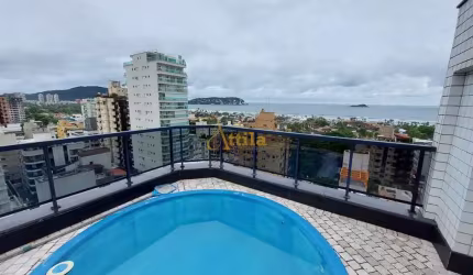 Cobertura duplex com vista para o mar, 3 dorms., 2 vagas