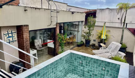 Penthouse 4 dorms., lazer completo, 1 vaga, Enseada