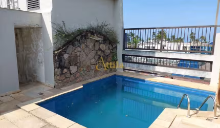 Cobertura 100mts praia, 5 dorms., 4 vagas, Enseada