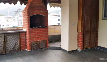 Penthouse 2 dorms., terraço 70m², churrasq., 1 vaga, Enseada