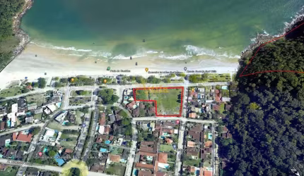 Terreno frente praia, projeto aprovado resort, Guaiúba