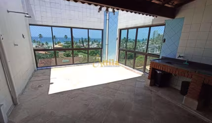 Cobertura Duplex, 4 dorms., vista mar, 2 vagas, lazer