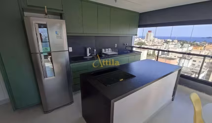 Studio com banheiro, cozinha, lazer total, Enseada