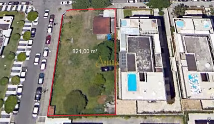 Terreno 821m², 100mts praia da Enseada