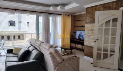 Apto 4 dorms., sacada, vista parcial mar, 1 vaga, Pitangueiras