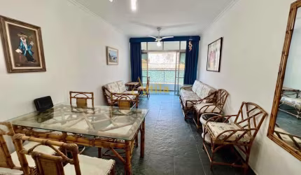 Apto 200mts praia, 3 dorrms., sacada, 1 vaga