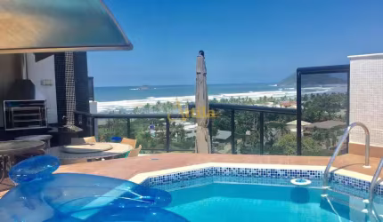 Cobertura Duplex alto padrão, VISTA PARA O MAR e SERRA DO MAR