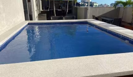 Apartamento Cobertura na Barra da Tijuca, ABM, 2 Quartos, 1 Suíte, 185 m², Vista indevassável Mar Lateral