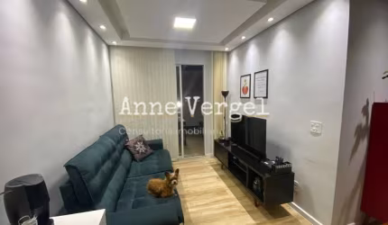 Apartamento 2 quartos com varanda à venda em Cotia com 1 vaga de carro 59m2 atrás do Colégio Adventista com móveis planejados