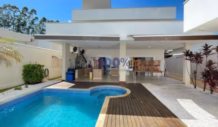 Casa em condomínio fechado com 3 quartos para alugar na Avenida Doutor Heitor Nascimento, 900, Jardim de Itapoan, Paulínia, 455 m2 por R$ 10.900