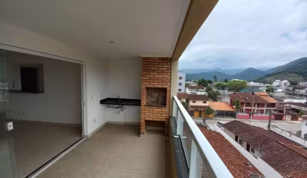 Ubatuba, Centro - Apartamento tipo com  03 quartos sendo 01 suíte e área de lazer.